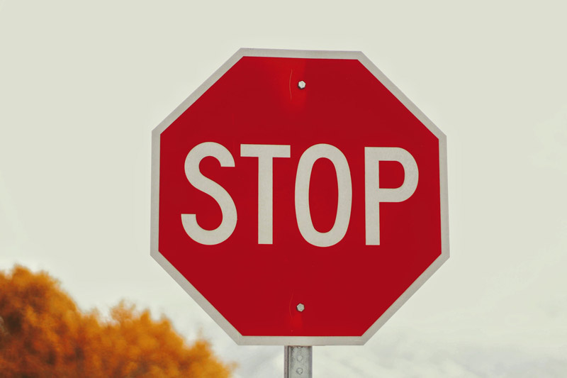 stop omdenken